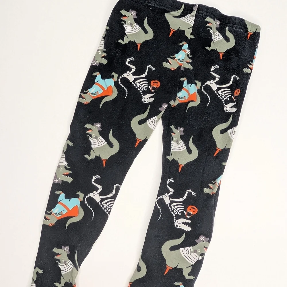 Carter’s Dino Skeleton Halloween Pajamas Set‎ – Toddler Boys 4T – Black